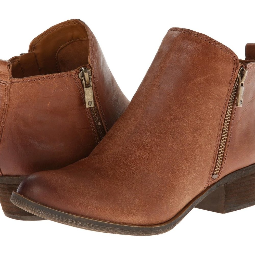 Lucky Brand Basel Ankle Boot Size 7 Toffee